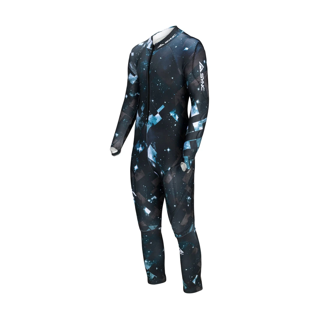 SYNC Performance Ski Race Suits Stellar Adult Race Suit - Black/Turquoise 2 SYNC Performance Ski Race Suits Stellar Adult Race Suit - Black/Turquoise