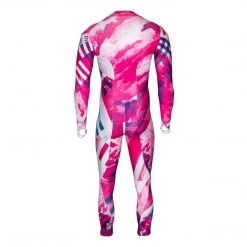 SYNC Performance Ski Race Suits Berit Kids Race Suit - Pink