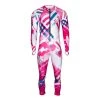 SYNC Performance Ski Race Suits Berit Kids Race Suit - Pink