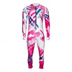 SYNC Performance Ski Race Suits Berit Kids Race Suit - Pink