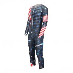 SYNC Performance Ski Race Suits Independence Adult Race Suit - Black